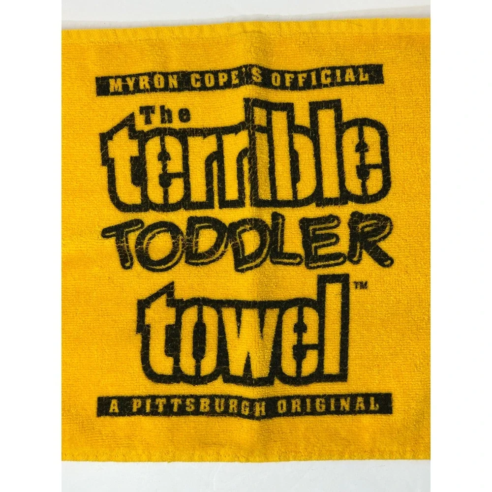 Myron Cope Official Terrible Toddler Towel Pittsburgh‎ Steelers Yellow